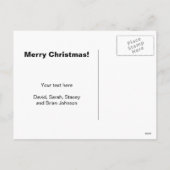 Sarcastische kerst briefkaarten met grappige pingu (Achterkant)