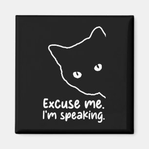 Sarcastische kinderloze kat dame excuseer me ik sp magneet