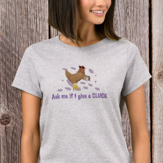 Sarcastische Kip – Vraag me of ik er een balen van T-shirt