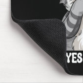 Sarcastische kitten rolde ik mijn ogen uit luid ka muismat (Hoek)