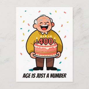 Sarcastische leeftijd grap leuke verjaardag voor i briefkaart