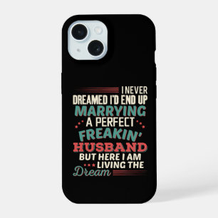Sarcastische perfecte verdomde echtgenoot vrouw hu iPhone 15 hoesje