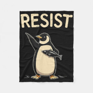Sarcastische pinguïns weerstaan tarieven 1 fleece deken