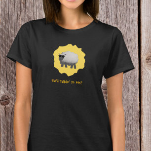 Sarcastische Schaap – Heb je het tegen mij? T-shirt