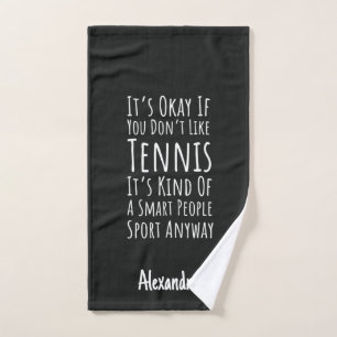 Sarcastische Tenniscadeaus Speler Grappige Grap Be Handdoek
