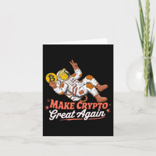 Sarcastische Trump-astronaut maakt crypto weer gew Kaart