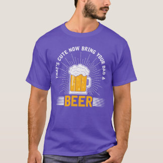 Sarcastische vader Beer Papa Drink papa vrienden T-shirt