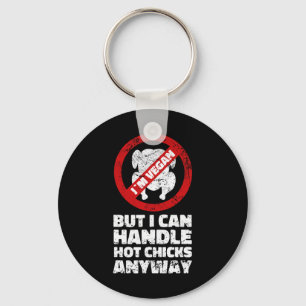Sarcastische Veganistische Kip Quotes Vegetarisch  Sleutelhanger