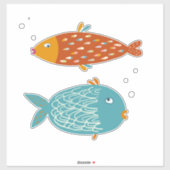 Sarcastische vis sticker (Vel)