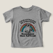 sarcastische wasbeer regenboog (Design voorkant)