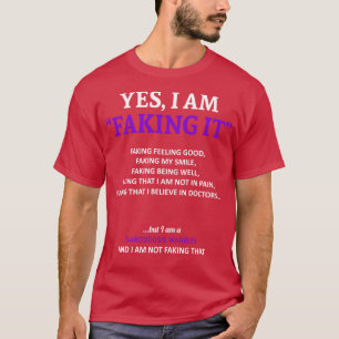 Sarcoïdose bewustzijn Ik doe alsof in deze familie T-shirt