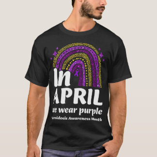 Sarcoïdose Bewustzijn Mon April we draag paarse ra T-shirt