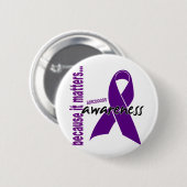 Sarcoïdose bewustzijn ronde button 5,7 cm (Voorkant /achterkant)