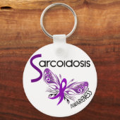 Sarcoïdose BUTTERFLES 3.1 Sleutelhanger (Voorkant)