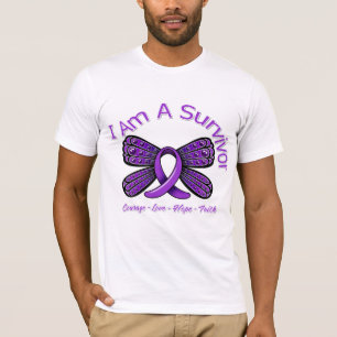 Sarcoïdose Butterfly ik ben een overlevende T-shirt