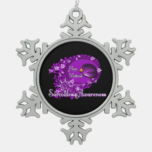 Sarcoïdose Snowflake Ornament (Voorkant)