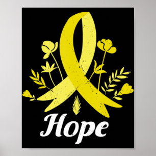 Sarcoma Awareness Month Hope Bone Cancer Poster