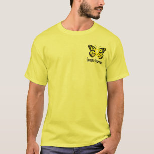 Sarcoma Butterfly Awareness Ribbon T-shirt