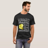 Sarcoma Cancer Hope Tribute Collage T-shirt (Voorkant volledig)