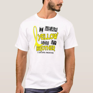 Sarcoma I DRAAG GEEL VOOR MIJN BROEDER 37 T-shirt