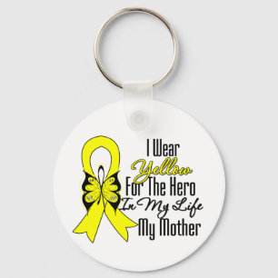 Sarcoma Ribbon My Hero Mijn moeder Sleutelhanger