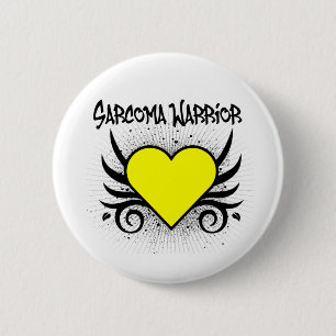 Sarcoma Warrior Heart Ronde Button 5,7 Cm