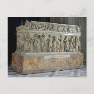 Sarcophagus met fries van de negen muizen briefkaart