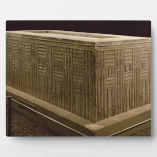 Sarcophagus uit Abu Roach (kalksteen) (zie ook 3) Fotoplaat