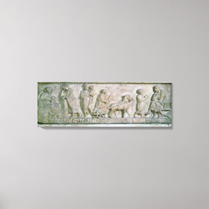 Sarcophagus van Cornelius Statius Canvas Afdruk