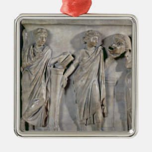 Sarcophagus van de Muses, detail van Clio & Metalen Ornament