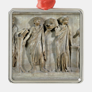 Sarcophagus van de Muses Metalen Ornament