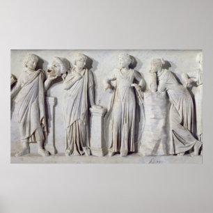 Sarcophagus van de Muses Poster