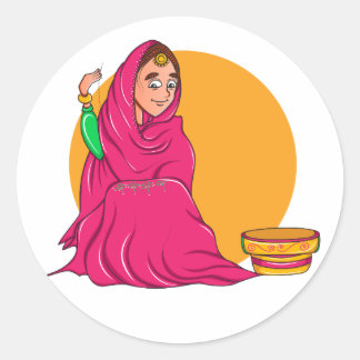 Sardarni Ronde Sticker