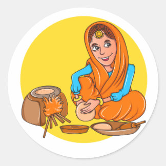 Sardarni Ronde Sticker