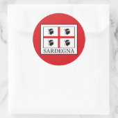Sardegna Ronde Sticker (Tas)