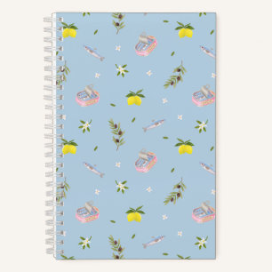 Sardine Citroen Blauw Notitieboek
