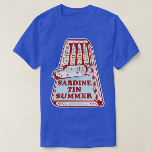 Sardine tin zomer t-shirt (Design voorkant)