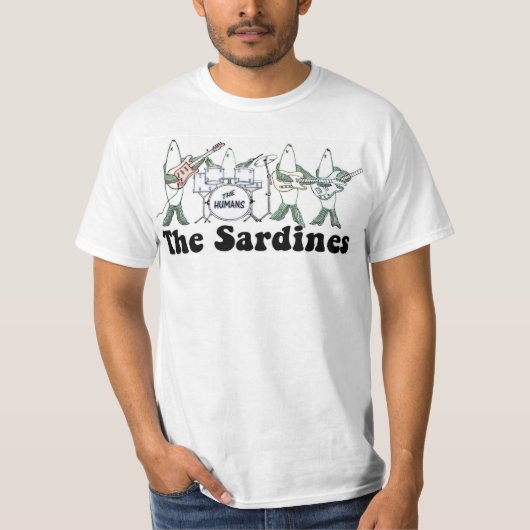 sardineband t-shirt (Voorkant)