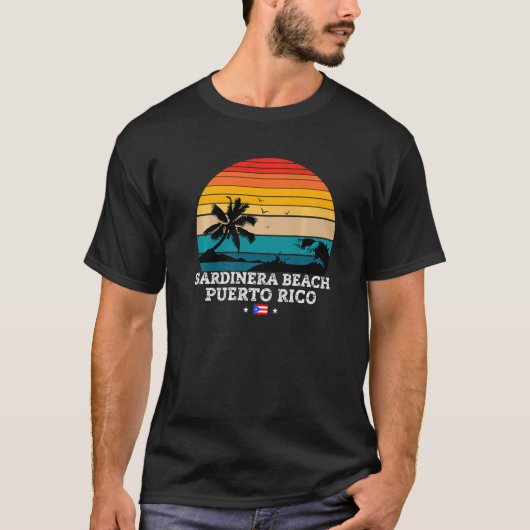 Sardinera Beach Puerto Rico T-shirt (Voorkant)