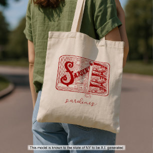 Sardines Blikvis Visser Esthetiek Tote Bag
