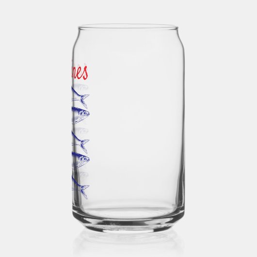 Sardines Blikvorm Glas (Rechts)
