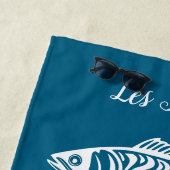 Sardines-Blue Hawaiian Strandlaken (In situ)