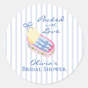 Sardines Bruiloftsfeest Vol Met Liefde Ronde Sticker