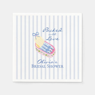 Sardines Bruiloftsfeest Vol Met Liefde Servet