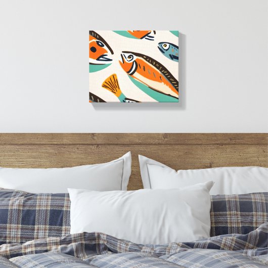 Sardines Canvas Afdruk (Insitu (Slaapkamer))