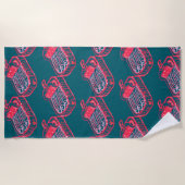 Sardines Doodles Strandlaken (Voorkant)