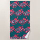 Sardines Doodles Strandlaken (Voorkant)