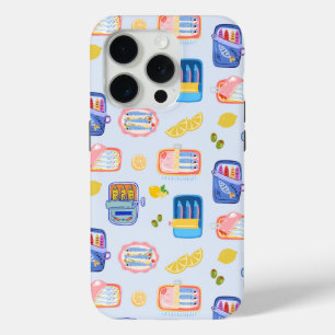 Sardines en citroenen iPhone 15 pro case