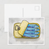 Sardines, Hé Briefkaart (Voorkant / Achterkant)