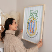 Sardines in a Plate in Red Bow Kitchen Poster